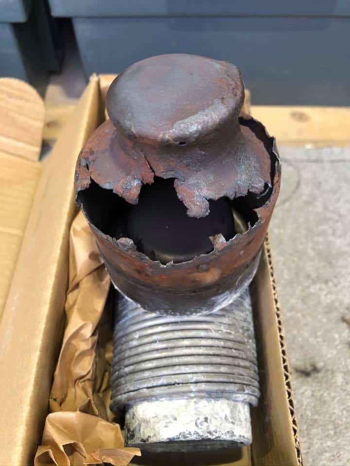 RSD Heating replacing a part in a gas boiler due to damage
